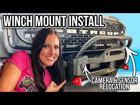 Видео: Установка крепления для лебёдки на Bronco, которое позволяет перемещать камеру и датчики | Присте...