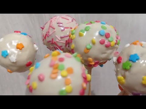 Видео: Простой рецепт КЕЙК-ПОПСОВ ☆ Десерт для кенди бара. Без специальных форм!