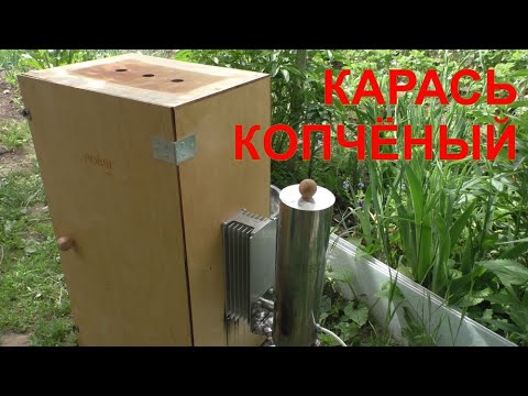 Видео: КОПЧЁНЫЙ КАРАСЬ ХОЛОДНОГО КОПЧЕНИЯ! Коптильня Hobby Smoke. НАШ ОГОРОД!