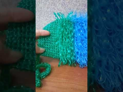 Видео: Мочалки крючком.
