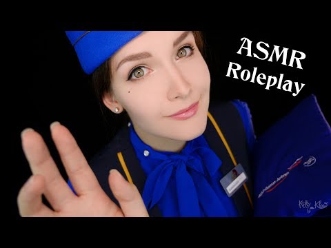 Видео: ✈ АСМР Стюардесса 🛫 На борту самолета первым классом 🚀ASMR First Class Flight Attendant