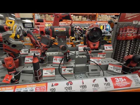 Видео: Строительный магазин в Америке. Цены на Milwaukee, DeWalt, Ryobi, Makita, Ridgid.