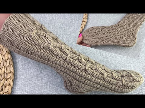 Видео: ВЯЗАНЫЕ НОСКИ СПИЦАМИ. МАСТЕР-КЛАСС