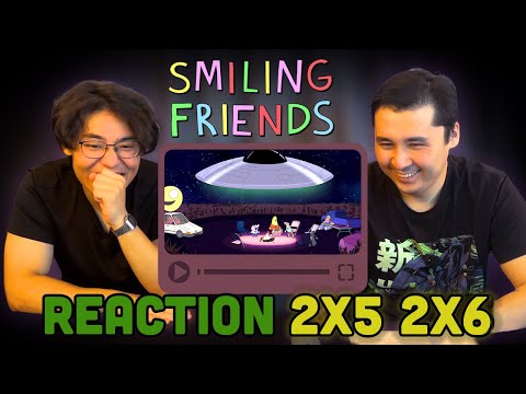 Видео: Гомункул, пришельцы и полное безумие! - реакция на Smiling Friends 2x5 и 2x6