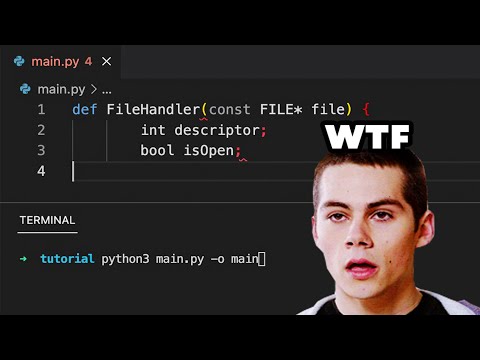 Видео: C++ Разработчик учит Python