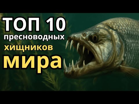 Видео: ТОП-10 самых опасных пресноводных хищников планеты 🐟