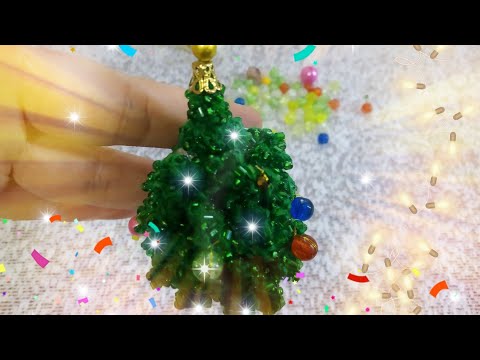 Видео: Как связать Ёлочку бисером.🎄
