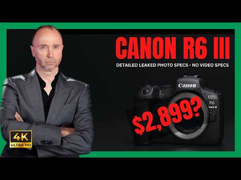 Видео: Canon R6 III: новые утекшие характеристики