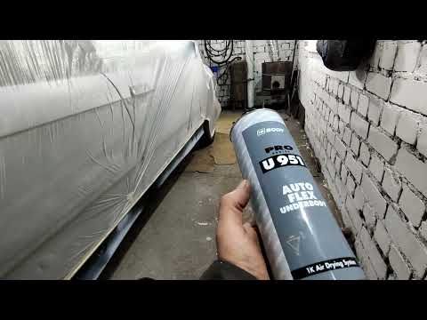 Видео: Обновил покрытие порогов БМВ Е36. Антигравий Боди 951.