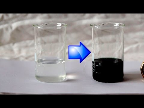 Видео: Египетская ночь - Красивый и эффектный химический опыт.