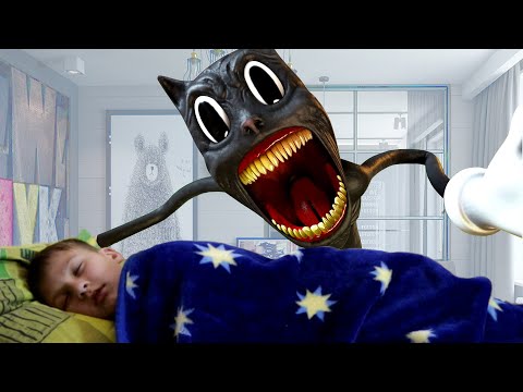 Видео: МУЛЬТЯШНЫЙ КОТ существует! Картун Кэт пришел к Тиме в реальной жизни! Cartoon cat in real life!