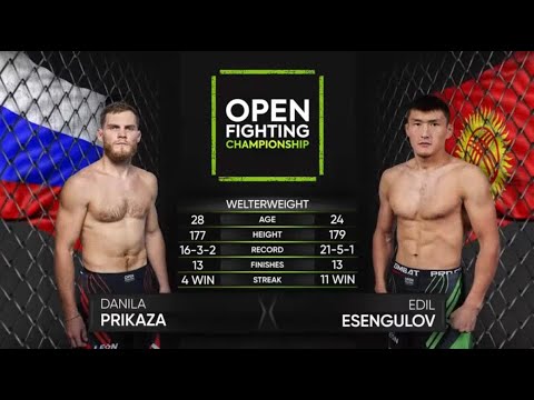 Видео: КЫРГЫЗ - НОВЫЙ ЧЕМПИОН | Данила Приказа vs Эдил Есенгулов | OPEN FC 30