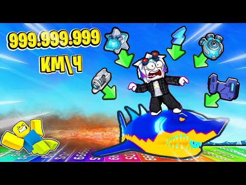 Видео: ГОНКИ НА АКУЛАХ! КУПИЛ САМУЮ БЫСТРУЮ АКУЛУ И СТАЛ ТОП-1 В ROBLOX Fish Training