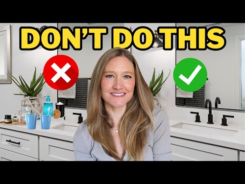 Видео: Увеличьте площадь вашей ванной комнаты в 2 раза, избавившись от хлама с помощью этих 9 вещей!