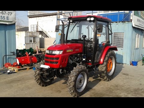 Видео: Купить Трактор Shifeng-504C (Шифенг-504К) 50 л.с. с кабиной  minitrak.com.ua