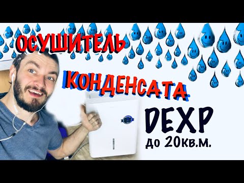 Видео: #dexp #осушительвоздуха💧ВЛАГА в помещении?! 💧Осушитель воздуха. Обзор.Минусы и плюсы.Убираем влагу