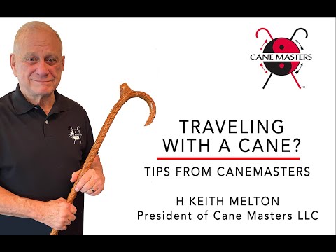 Видео: Путешествуете с тростью? Советы от мастеров трости!