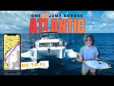 Видео: Пересечение Атлантики: 430 миль от Северной Каролины до Флориды | Доставка яхты на расстояние 120...