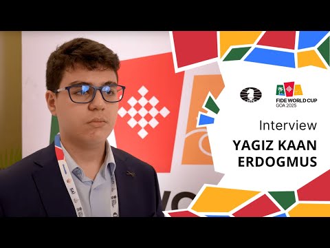 Видео: Интервью с 🇹🇷 Ягизом Кааном Эрдогмушем | Партия 1 | Раунд 1 | Кубок мира ФИДЕ 2025