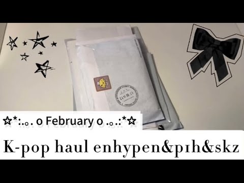 Видео: #5 распаковка кпоп стаффа enhypen,p1harmony,stray kids🧾