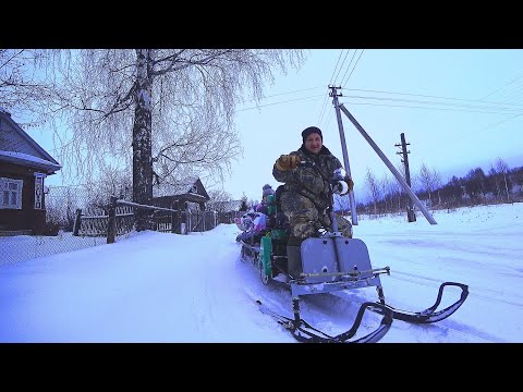 Видео: Встреча Нового года в деревне. Часть 2