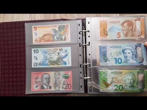 Видео: Моя коллекция полимерных банкнот - 200! Polymer banknotes collection 200!