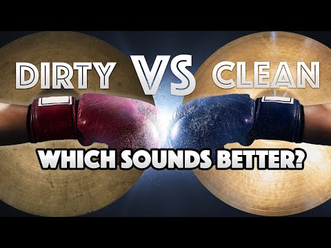 Видео: Звучат ли грязные тарелки лучше? (До и после)