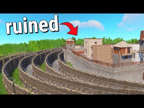 Видео: Я установил 1000 стен вокруг форпоста.