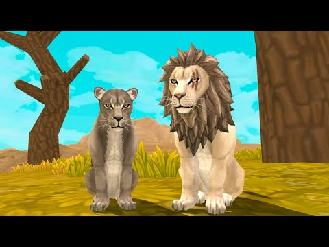 Видео: Храбрый лев 7-8-9 главы 🍁 Леон нашел любовь ❤ WildCraft