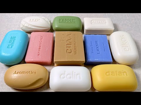 Видео: ASMR soap cutting 💙 Резка мыла АСМР