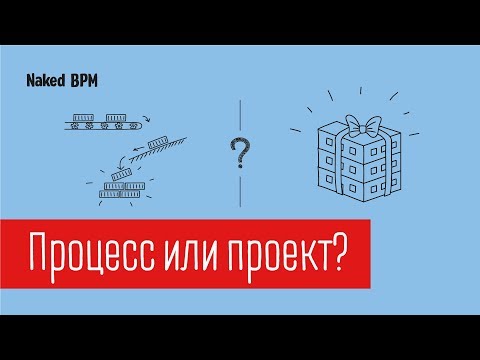 Видео: Разница между проектом и процессом | Naked BPM