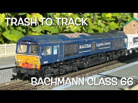 Видео: Запрос на ремонт паровоза класса 66 «Мусор на рельсы» | Бахманн.