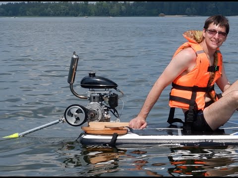 Видео: SUP-доска с бензиновым мотором