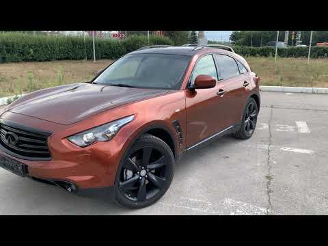 Видео: Оклейка Infiniti FX 37S в винил и полный антихром