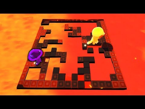 Видео: ТОЛЬКО НЕ УПАДИ В ЛАВУ! САМОЕ СМЕРТЕЛЬНОЕ ИСПЫТАНИЕ С ЛАВОЙ И ПАДАЮЩИМ ПОТОЛКОМ В PARTY PANIC