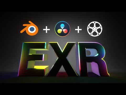 Видео: Учебное пособие: Рабочий процесс EXR в реальном времени | DaVinci Resolve + Blender