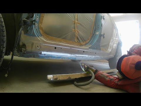 Видео: Пескоструйка и грунтование "ПОДСНЕЖНИКА". ЧАСТЬ 2