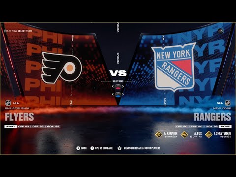 Видео: NHL 25 Первый тур регулярный чемпионат PHILADELPHIA Flyers - NEW YORK RANGERS