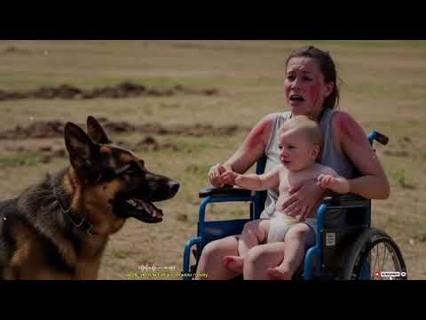 Видео: Отец бросил жену с младенцем умирать    Но немецкая овчарка сделала то, от чего все заплакали!