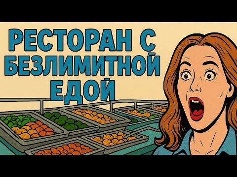 Видео: Ресторан с безлимитной едой,или ШОК для твоего живота!!!