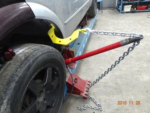 Видео: приспособа для вытяжки колесных арок.
