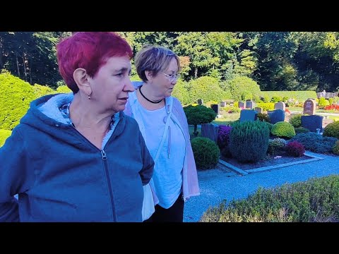 Видео: Немецкие кладбище  нас удивило!!!Сельское кладбище