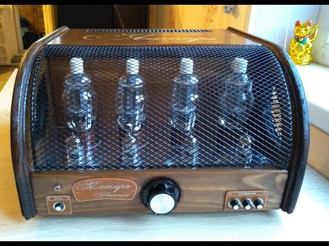 Видео: Ламповый усилитель на 6н23п и Г-807