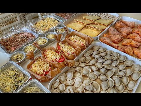 Видео: ЗАГОТОВКА ЕДЫ НА 2 НЕДЕЛИ , ИЗ ТРЁХ КУРИЦ . ЗАГОТОВКА НА 2300 ₽ ЗА 4 часа ПЕЛЬМЕНИ С УШКАМИ ☺️
