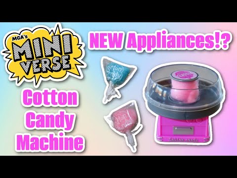 Видео: *НОВИНКА* Miniverse Appliances - Розовая машина для сладкой ваты, которая ДЕЙСТВИТЕЛЬНО работает!!