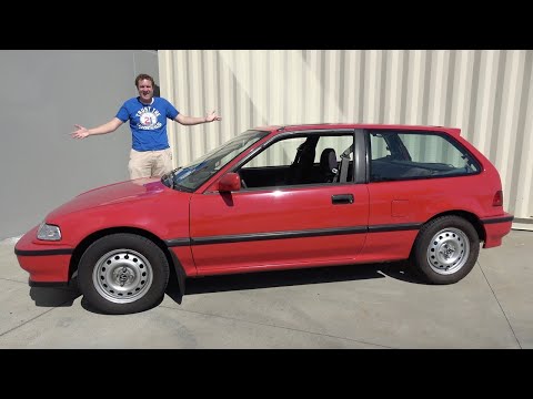 Видео: Honda Civic Si 1991 года был ранним горячим хэтчбеком