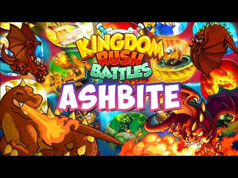 Видео: Великий и смертоносный огненный дракон в KINGDOM RUSH BATTLES