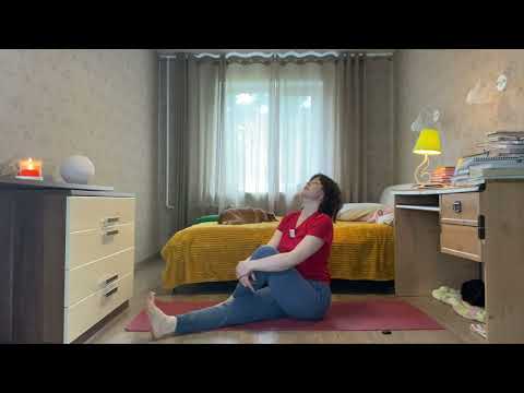 Видео: Неспешная йога, утренняя практика. Здоровье и наполненность
