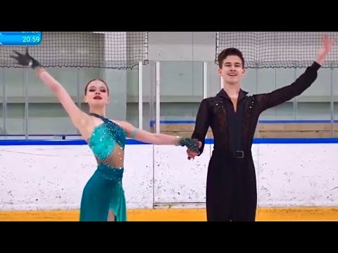 Видео: Жозефина Сербенюк и Андрей Вишневский. Победители Турнира «Мемориал А.Б. Рублева» 🥇🏆 Танцы на льду.