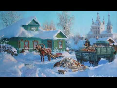Видео: Жизнь  русской деревни на картинах Владимира Жданова